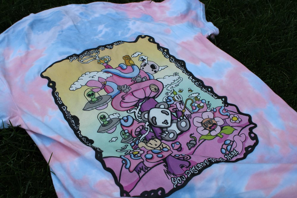 Image of Earth Day Is Everyday  2023 (Pink Tie Dye Tee)