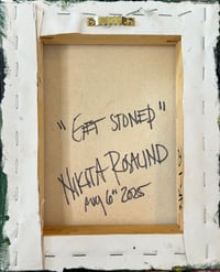 Image 4 of “GET STONED” ORIGINAL PAINTING BY NIKIYA ROSALIND 8”x10”