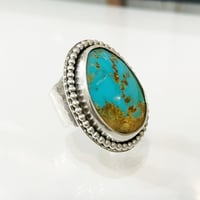 Image 1 of Kingman Turquoise Ring #2