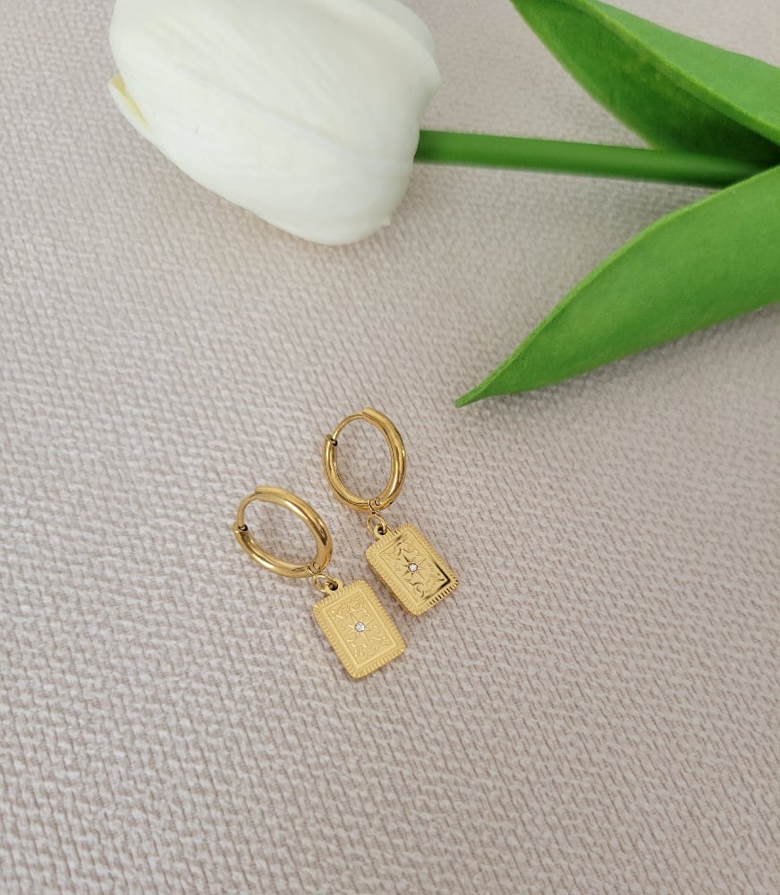 Image of Morning Star Earrings 