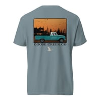Image 1 of Goose Creek Co Ol' Ford Truck Unisex Garment-Dyed Heavyweight T-shirt
