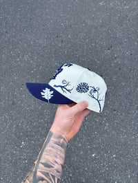 Image 2 of  TACTICAL OFF WHITE NAVY  TORONTO MAPLE LEAVES CUSTOM FITTED CAP