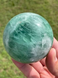 Image 9 of Green Fluorite Crystal Sphere #1862