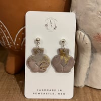 Image 3 of CURVE VASE STUDS | POLYMER CLAY EARRINGS