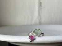 Image 4 of Fidget Ring Topas und Rubin