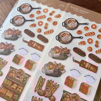 Image 2 of 'Rustic Bakery' Sticker Sheet