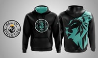 All In Teal Lion Lightweight Hoodie