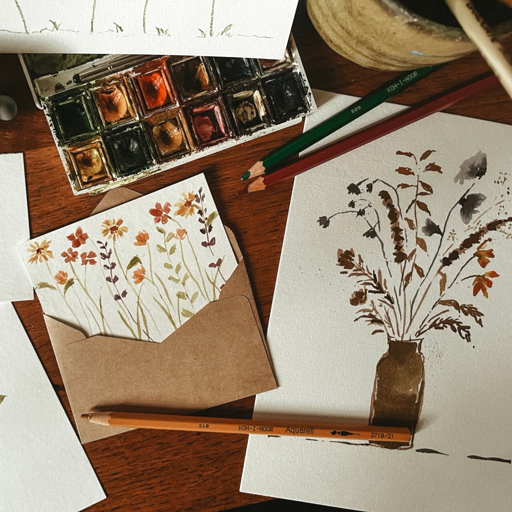 Image of A Touch of Floral Happiness: Watercolour Workshop