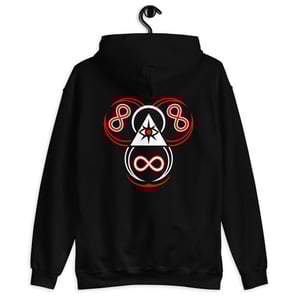 Image of implemonti “Red Ranger: Eternal Cloak” Hoodie
