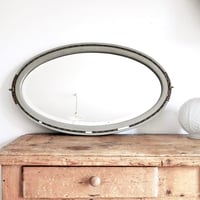 Image 1 of Miroir Ovale art déco