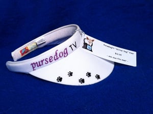 Image of PurseDogTV "Glitter Dog" Visor
