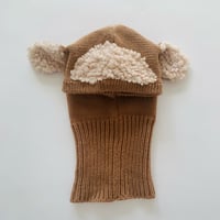 Image 3 of Little lamb wool hat size 2-4 years hand knitted 