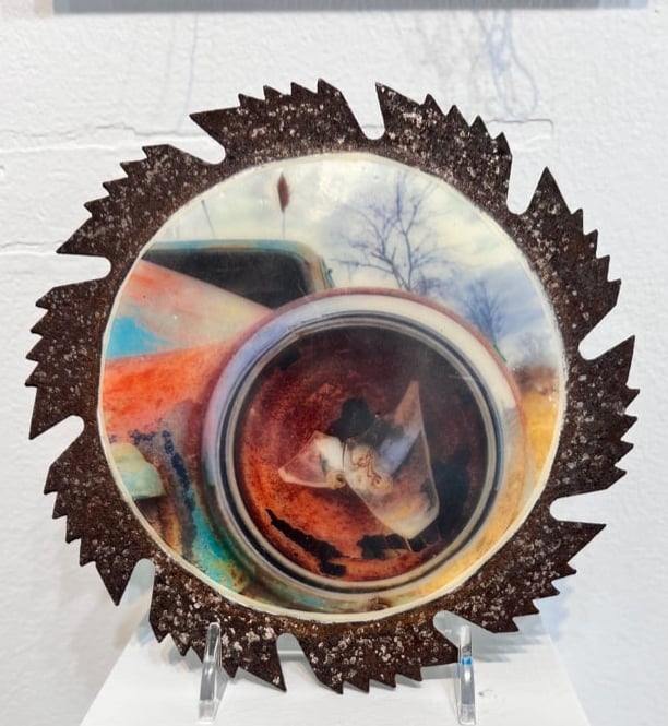 Image of Headlight saw blade- Liz Barick Fall
