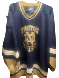Image 1 of Notre Dame Starter Hockey Jersey (XL)