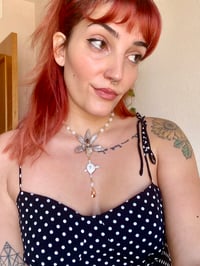 Image 1 of 🦪🤍La Perla🤍🦪 Necklace | Quartz & Mother of Pearl 