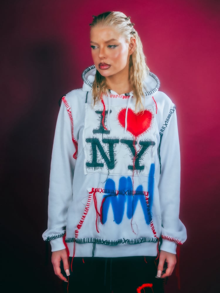 Image of I <3 NY NEW WAVE HOODIE 