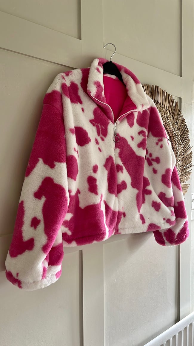 Multiple colours* Luxury, plush handmade faux fur zipper jacket