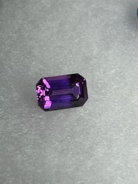 Image 10 of Heated Natural Tanzanite Purple pink, emerald cut, 6.75ct