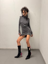 Image 4 of Rick Owens Lilies Turtleneck Dress - Size 6