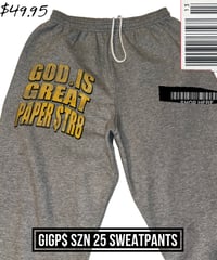 Image 2 of GIGPS SZN 25 SWEATPANTS GREY