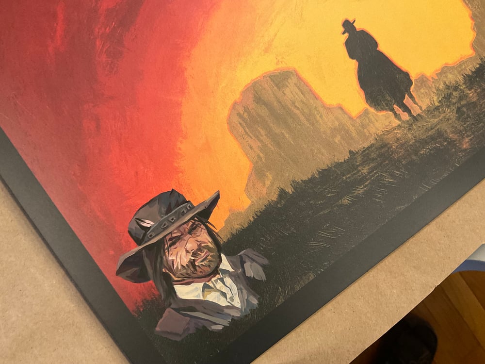 Red Dead Redemption 24x36" Screen Print Artist Proof