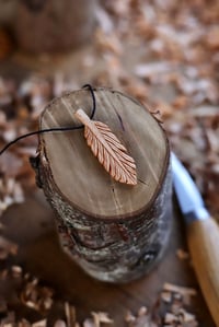 Image 3 of Feather— Pendant Necklace 