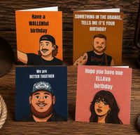 Country Music Stars Greetings Cards