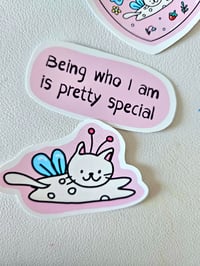 Image 3 of Fairy kittens sticker pack