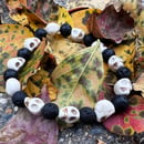 Image 3 of Black Full Skullie Bracelet