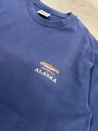 Image 2 of Vintage Alaska Trout Embroidered Tee
