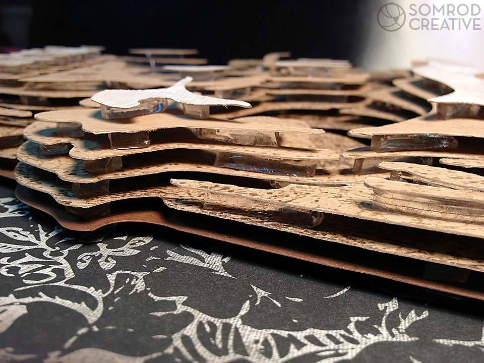 Image of Wood Skull Optograph