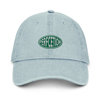 Image 5 of Perfcetion Oval Cap - Green/White on Denim