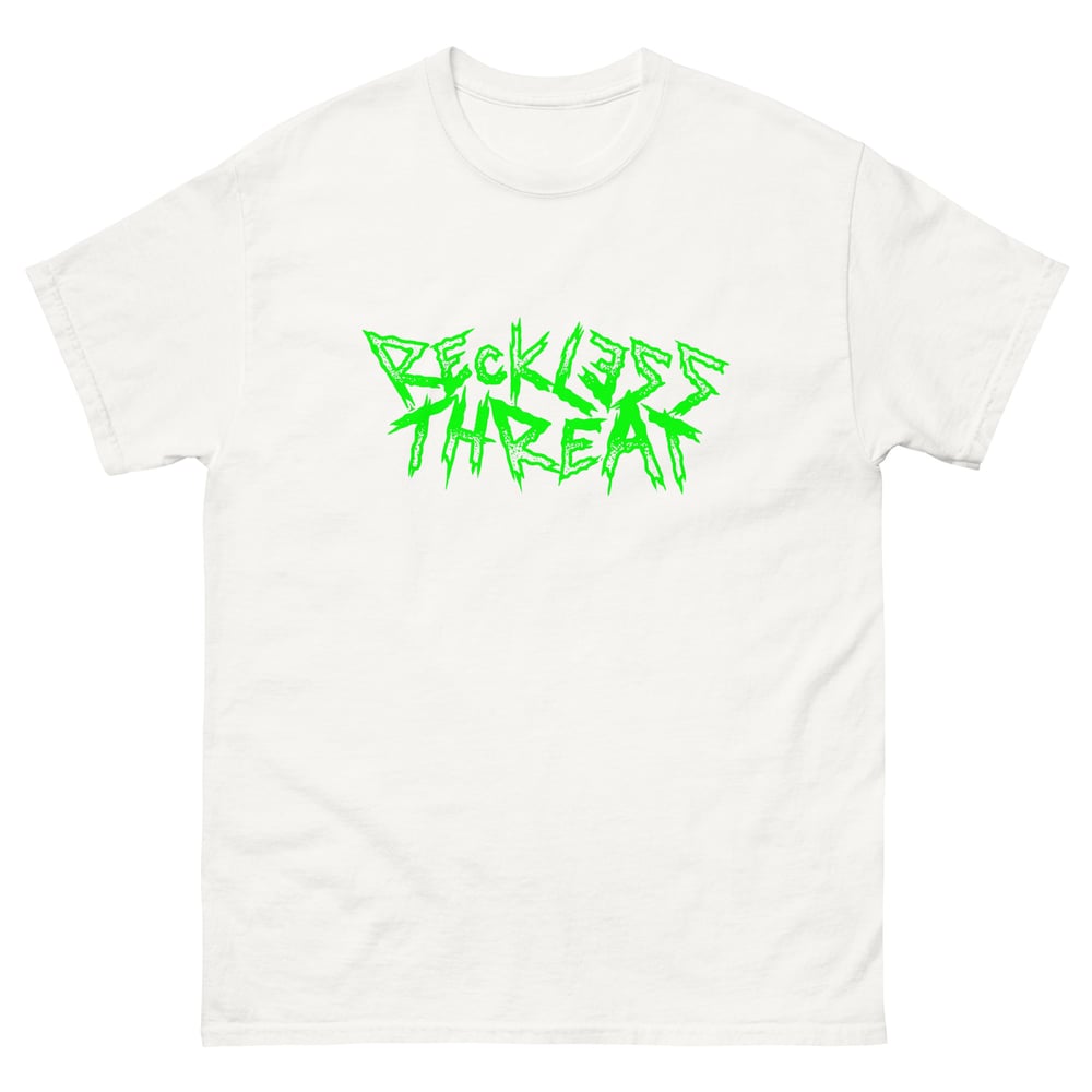 RECKLESS THREAT GREEN LOGO T-SHIRT 