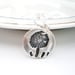 Image of Silver Dandelion Wish Round Pendant