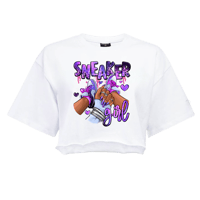 Sneaker Girl Cropped T-shirt