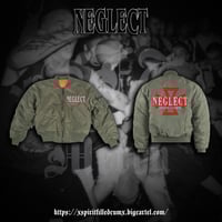 Image 1 of Neglect - Green Bomber Jacket