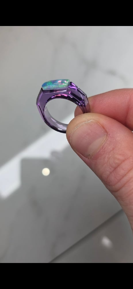 Image of Amethyst Opal Signet [Pre-order]  