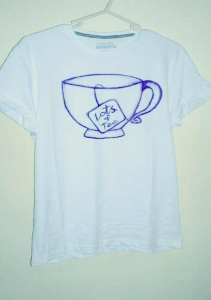 green tea brand shirt