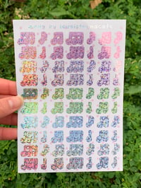 Image 3 of glitter music notes
