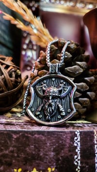 Image 2 of 👑The Armored Kingdom Shield Breaker Viking Warrior Necklace