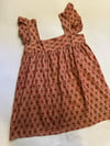 early 1970s BIRKIN desert rose Indian mini dress