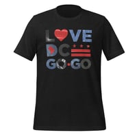 Image 1 of LOVE DC GOGO "GREASE - LEATHER & JEAN Unisex t-shirt (see color options)