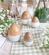 Wooden Standing Eggs ( Set of 2 or 4 )