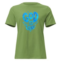 Image 6 of Women's Relaxed T-Shirt, God is Love Tee