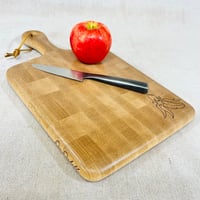 Image 3 of Crying Banana Petite End Grain Cutting Board