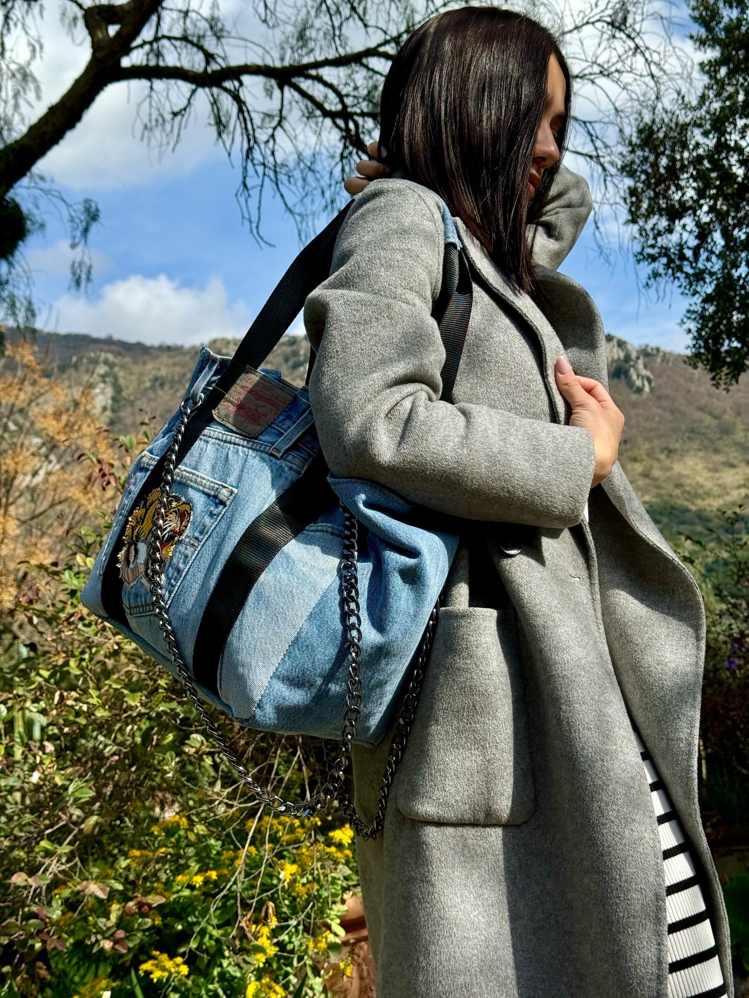Image of Borsa in jeans Tiger