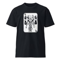 Image 3 of N8NOFACE "N8 of Hearts" by MISCREAT3D Unisex premium t-shirt (+ more colors)