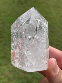 Image 13 of Crackle Quartz Crystal Tower #1504