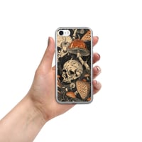 Image 7 of Goblincore Skull and Mushroom Grunge/Punk Clear Case for iPhone®