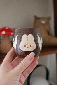 Image 1 of colour pop bun latte mug